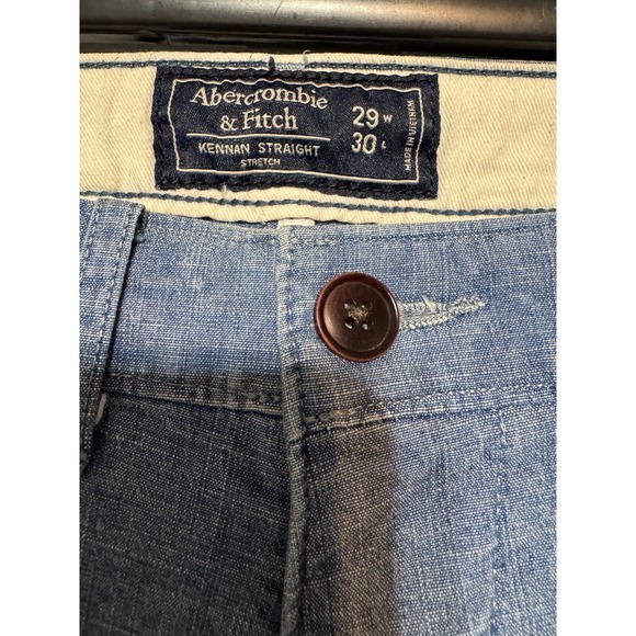 Abercrombie & Fitch Kennan Indie Coastal Clean Boy Straight Leg Pants Mens 29x30 - Picture 2 of 6